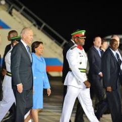 Vice President Biden and Prime Minister Persad-Bissessar